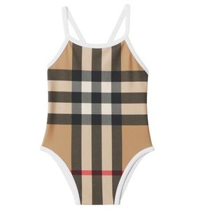 SOLD - Burberry Baby Mini Sandie Check One-Piece Swimsuit NWT